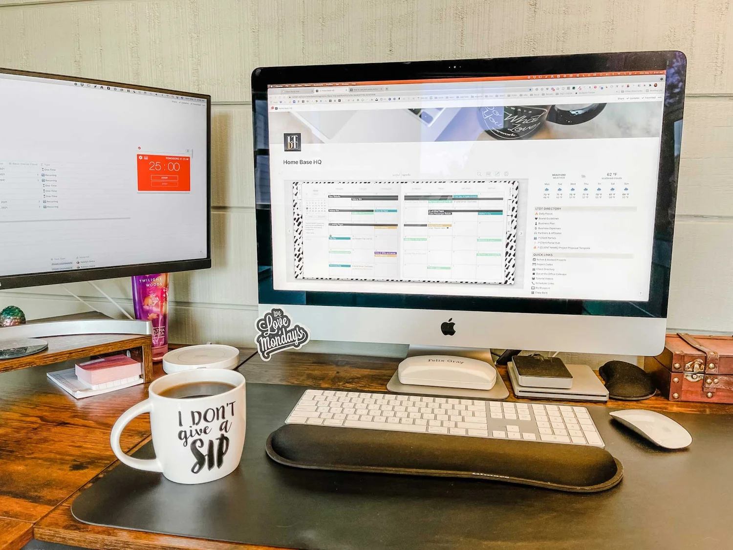 Love Notion but want a pretty Calendar? ✦ Launch the Damn Thing!™️ |  Squarespace Website Designer