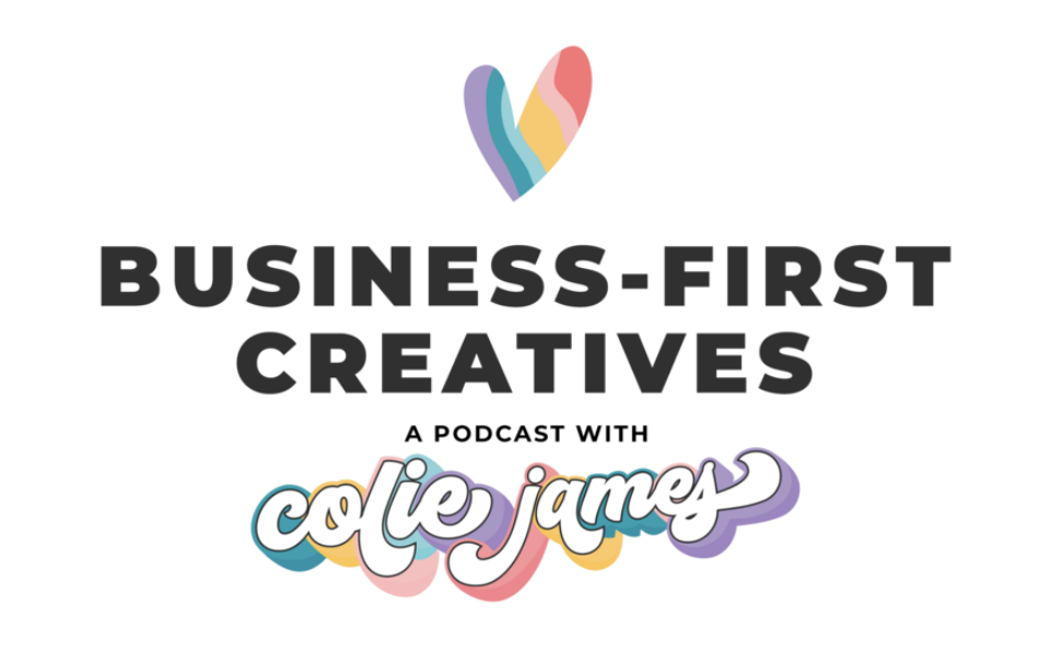  Colie James’ podcast logo,  provided with permission to promote my guest episode.  