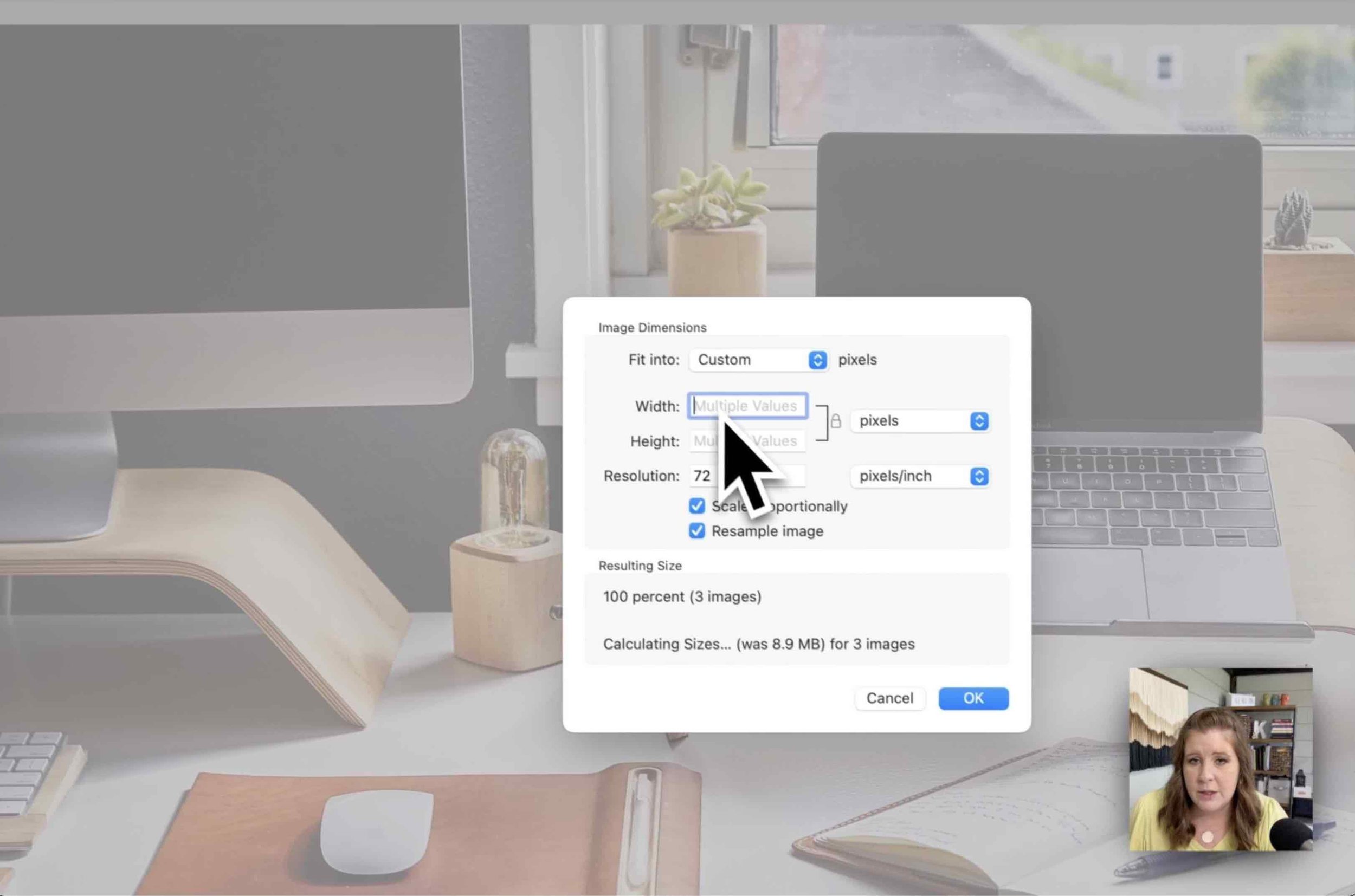 Step 0: adjust size of Landscape images