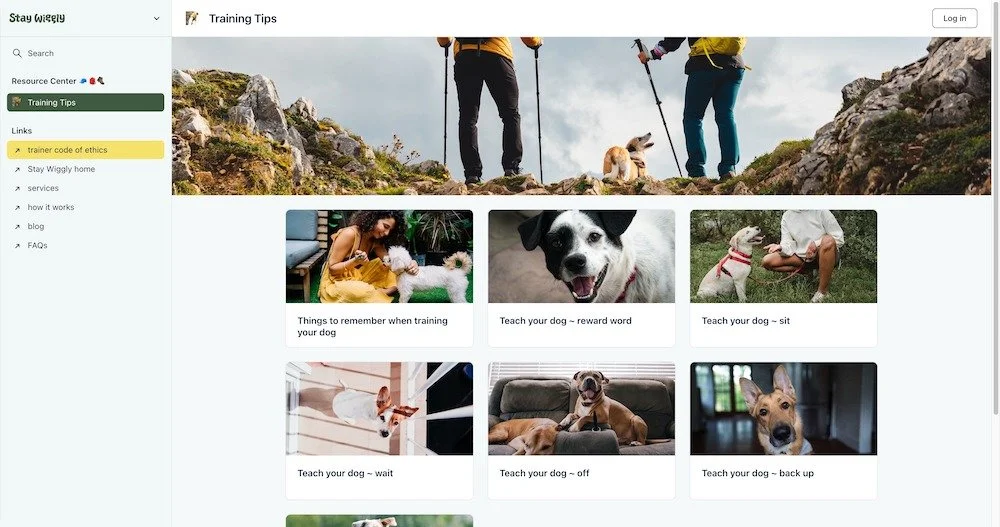 Private Members area (public page)