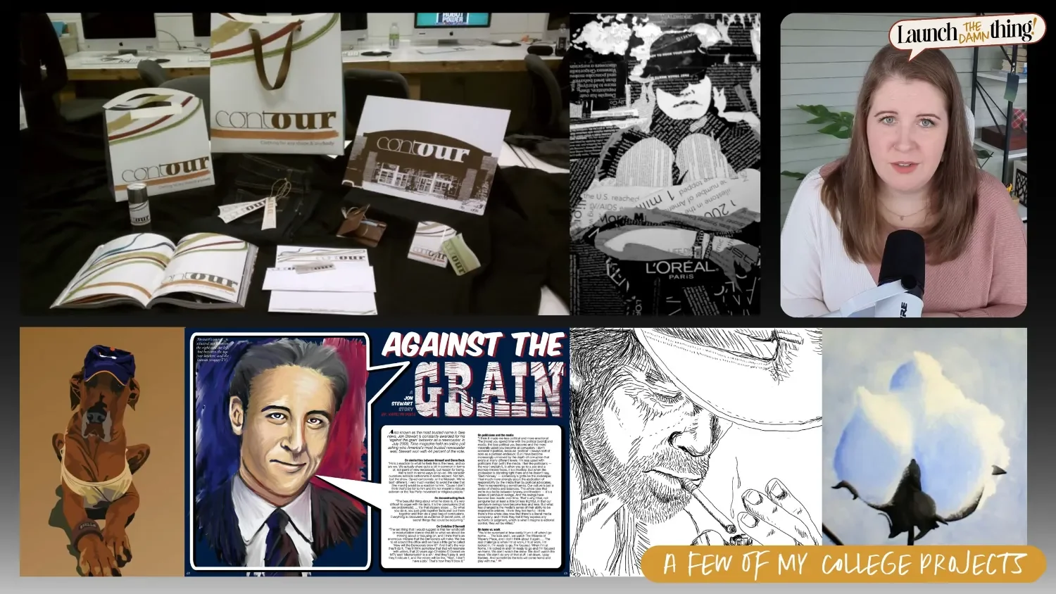 📸 Screenshot from the video: a few of my college projects