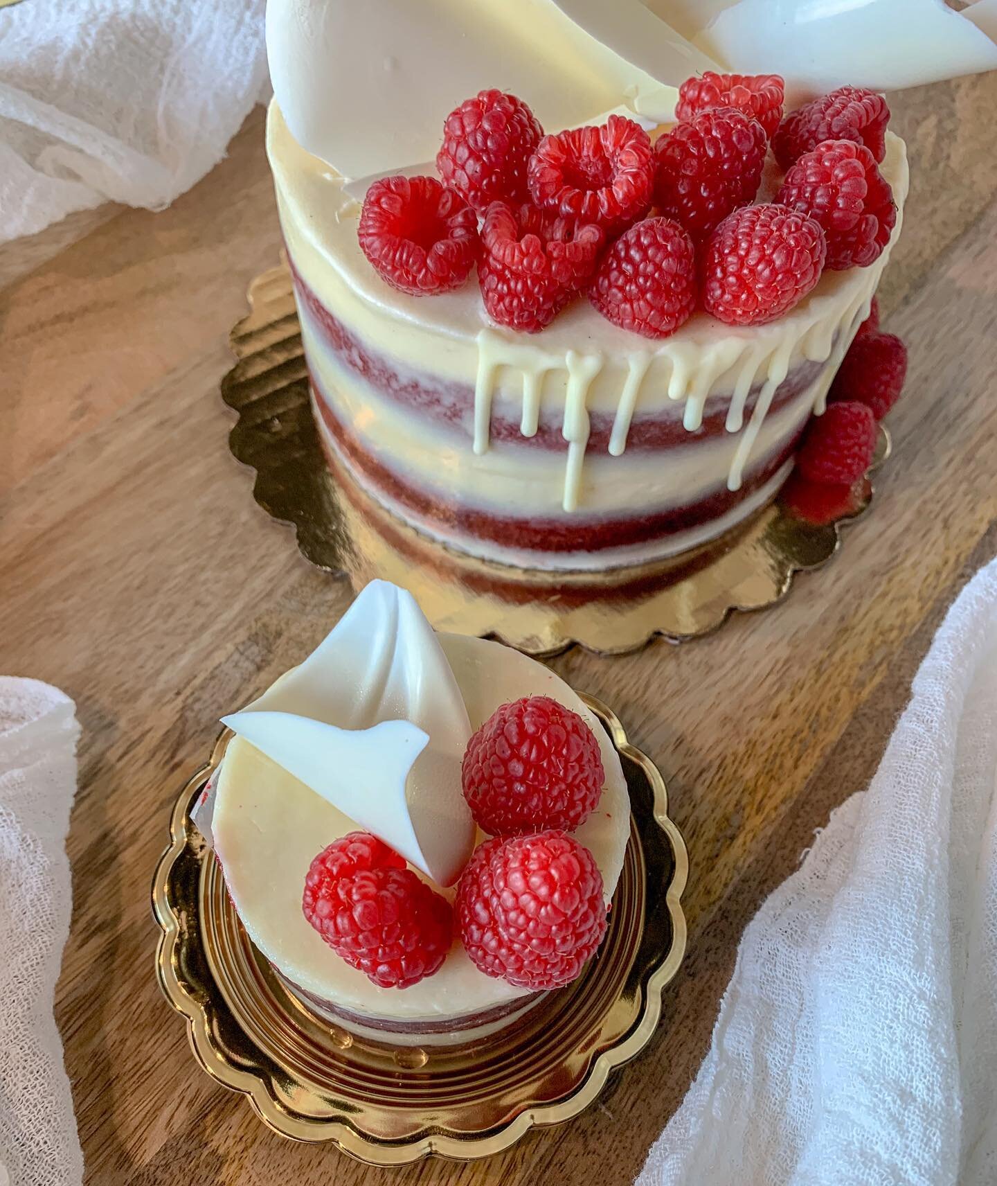 Around here, February means the yearly return of the beloved Red Velvet Cake. Indulge in classic scratch-made Red Velvet cake with subtly sweet cream cheese frosting topped with white chocolate fan and fresh raspberries. Just in time for Valentine&rs