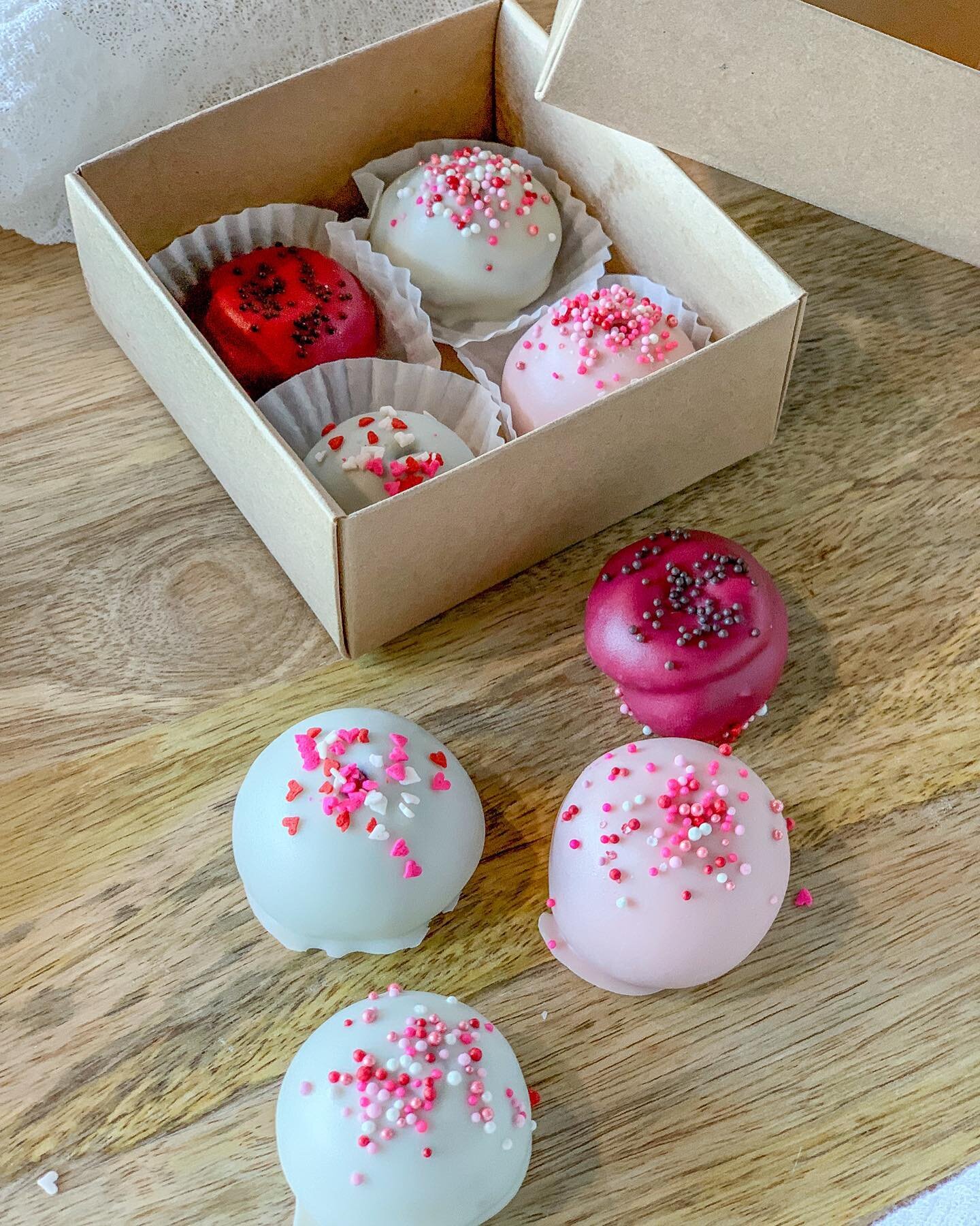 Just some more of our February specialties that have us swoooooning. Don&rsquo;t mind us, we&rsquo;ll be celebrating Valentine&rsquo;s Day for the next two weeks!

(Giftable Cruffles, Mini &Eacute;clairs, Chocolate Cherry Loaf Cake, Individual Sweeth