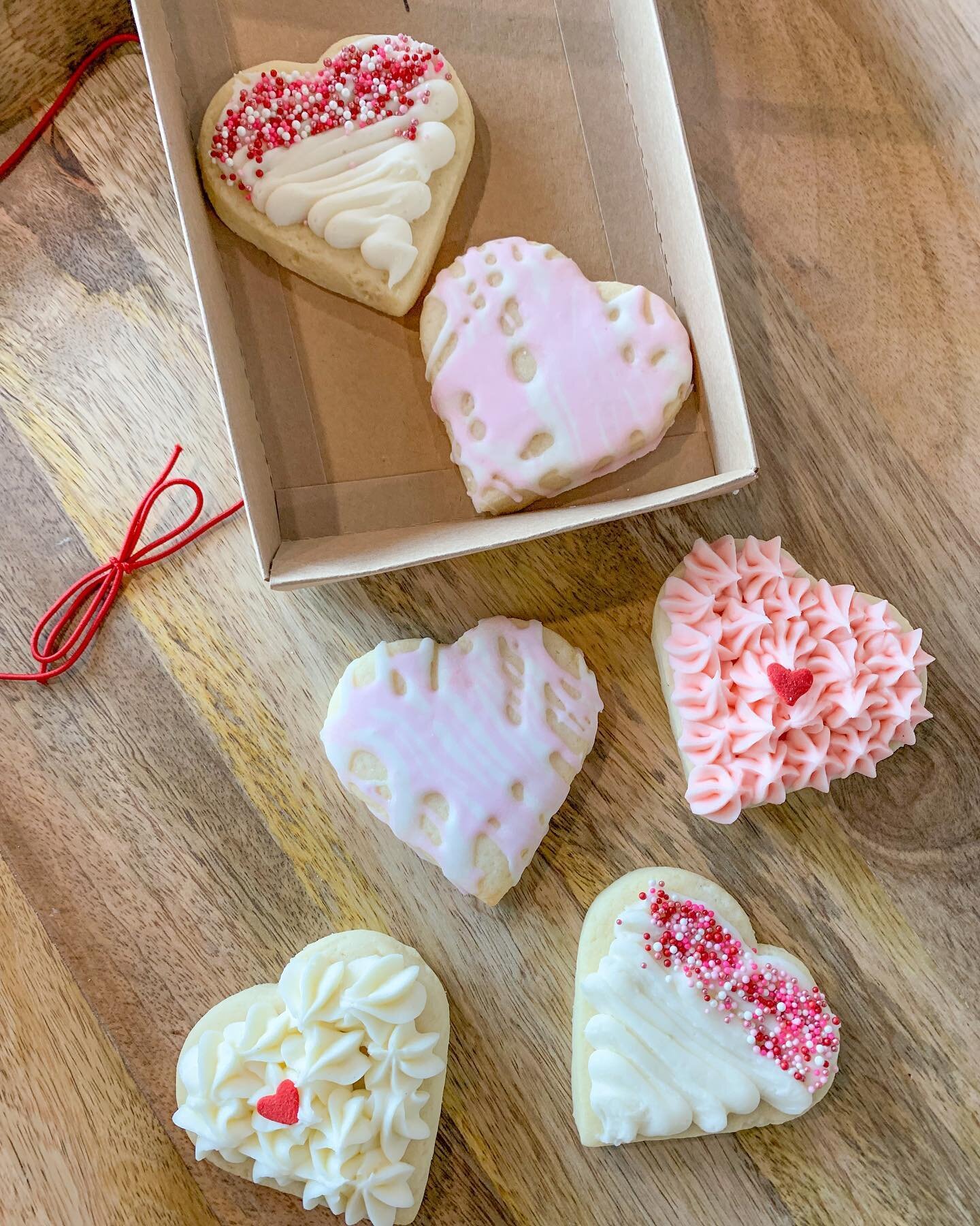 All you need is love. And cookies.

All ready to go in a giftable kraft box, these scratch-made heart-shaped sugar cookies are the perfect gift for your Valentine, Galentine, and everything in between. 
And can we just say there&rsquo;s no shame in g