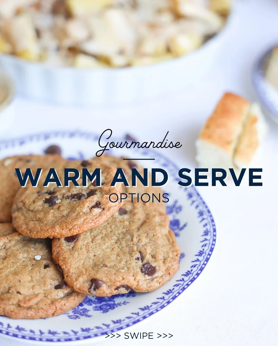 Here are some of our options for our Warm and Serve boxes! Check our website for even more options. 
Each meal comes with a side of your choice and 6 cookie dough rounds. All meals serve 4. 

#warmandserve #warmathome #takehome #readytogomeals #mealp