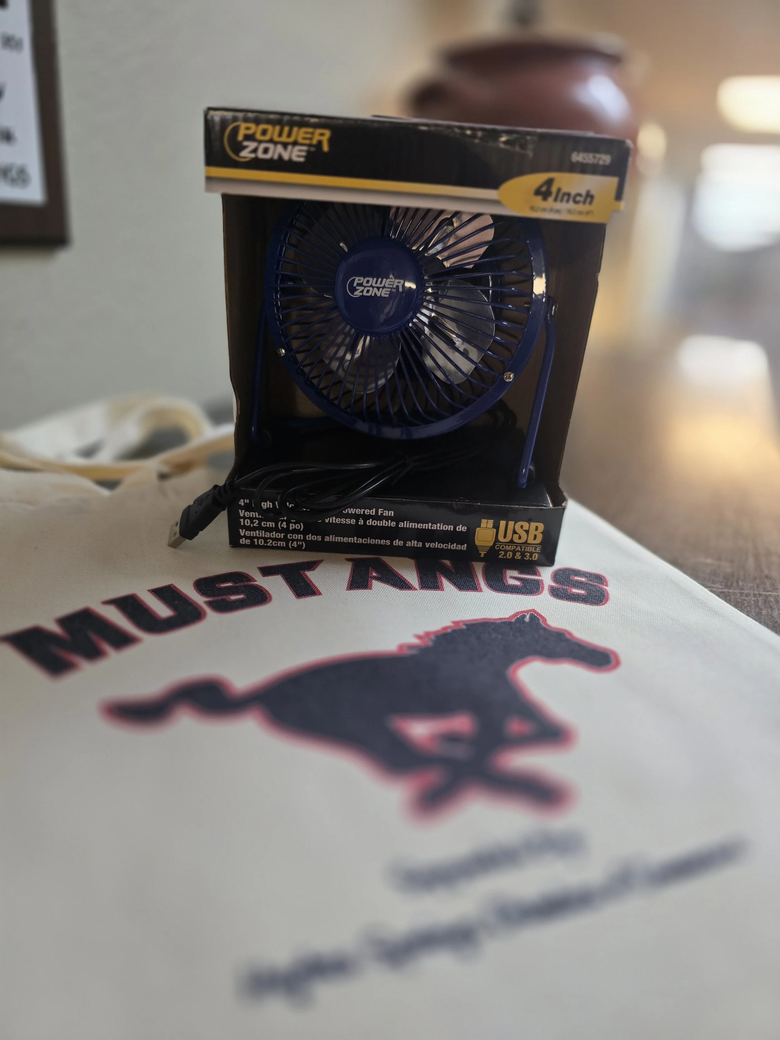 Trico Lumber, Co. - mini fan with USB plug. Stay cool in the classroom and let Trico help you with your home improvement and DIY projects!
