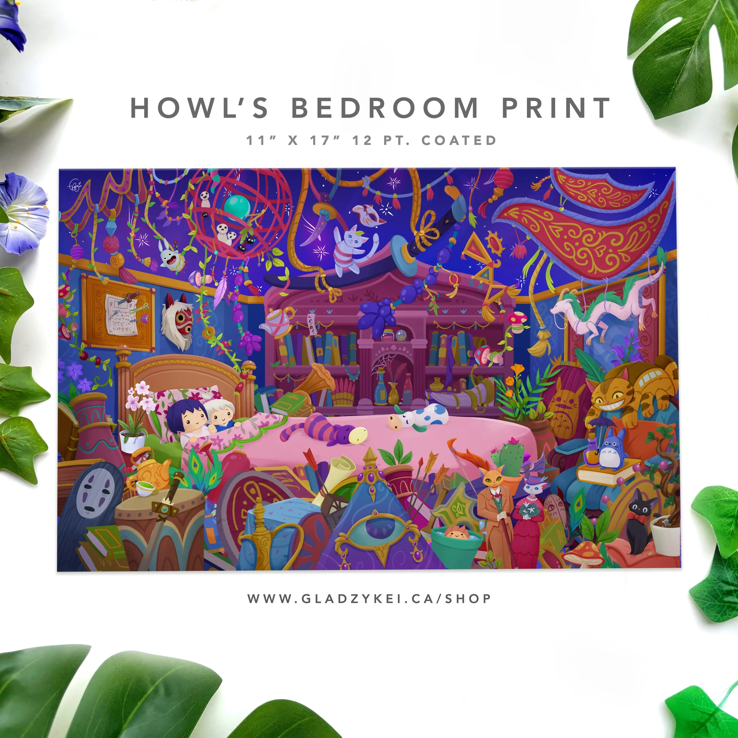 Howl's Bedroom PRINT