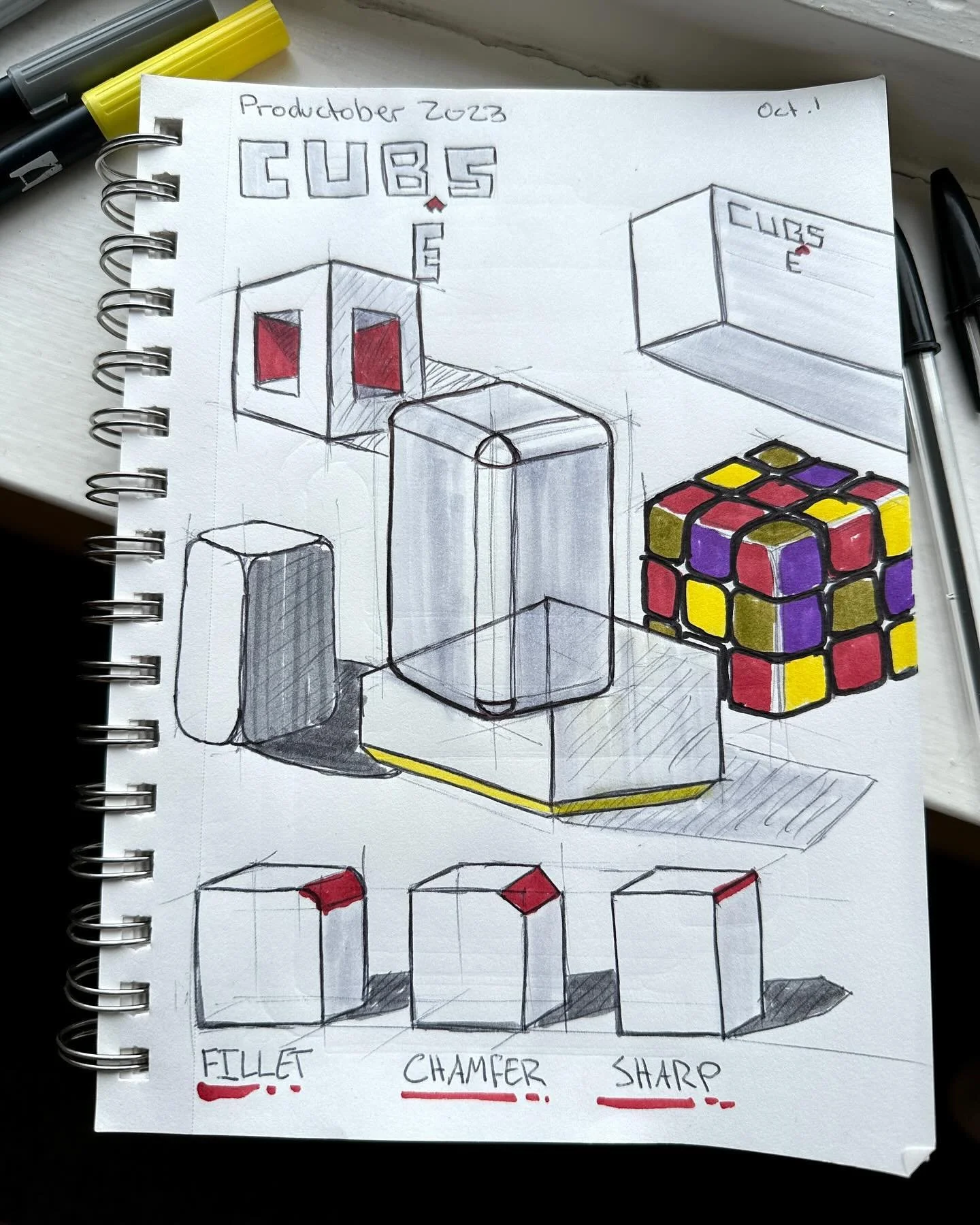 Sketching Cubes ✍🏻
-
-
-
-
#productober #inktober #design #industrialdesign #productdesign #sketch #sketching #challange #product #pencilesketch #sketchbook #id #idsketch #perspective #draw #ideation #designsketch #scribble #Sketchdaily #routine #cu