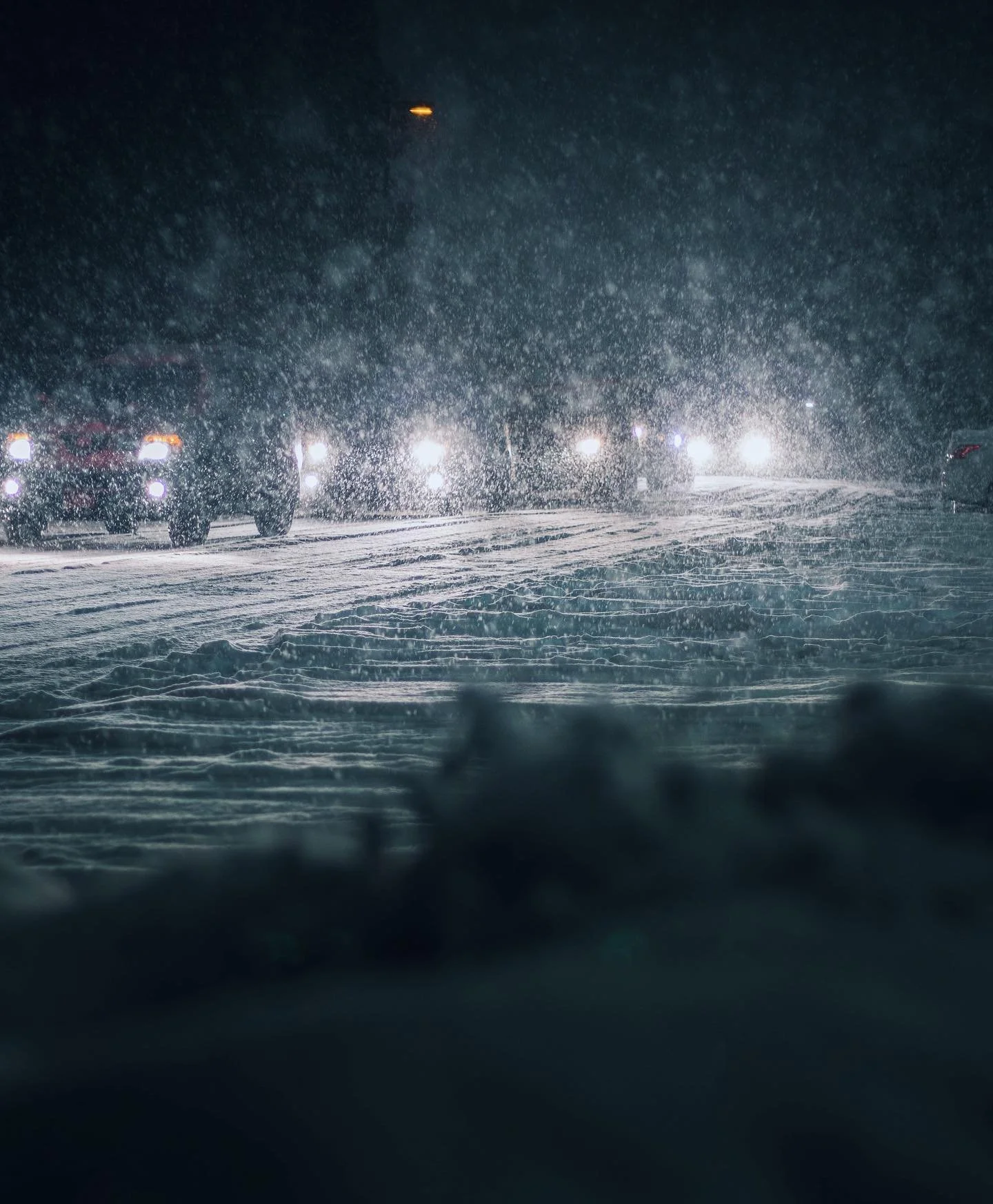 some snow