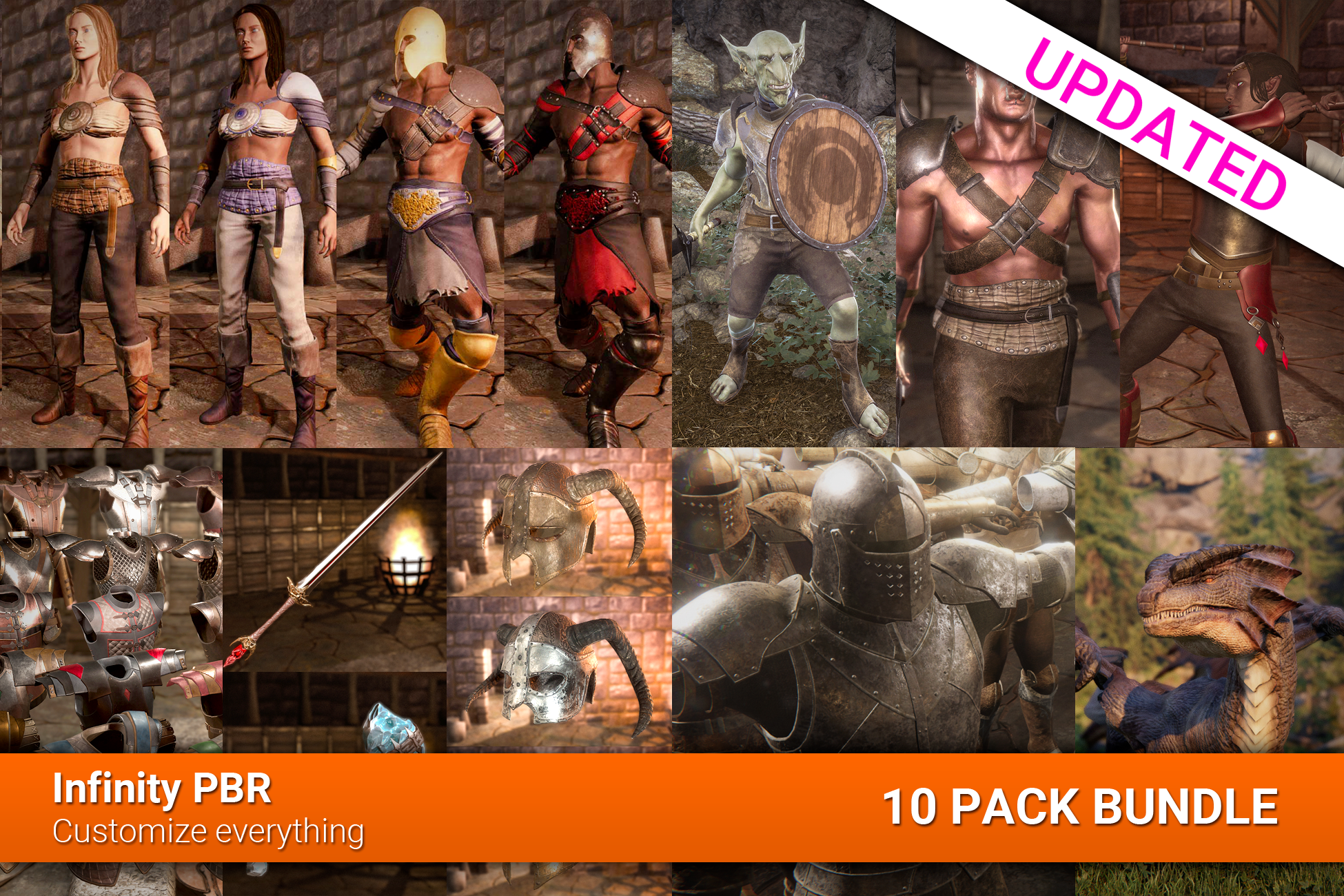 Humanoids updated with extracted mouth &amp; new texture