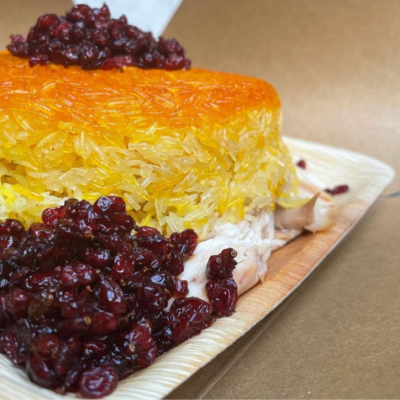 Close up on our saffron rice 🤩