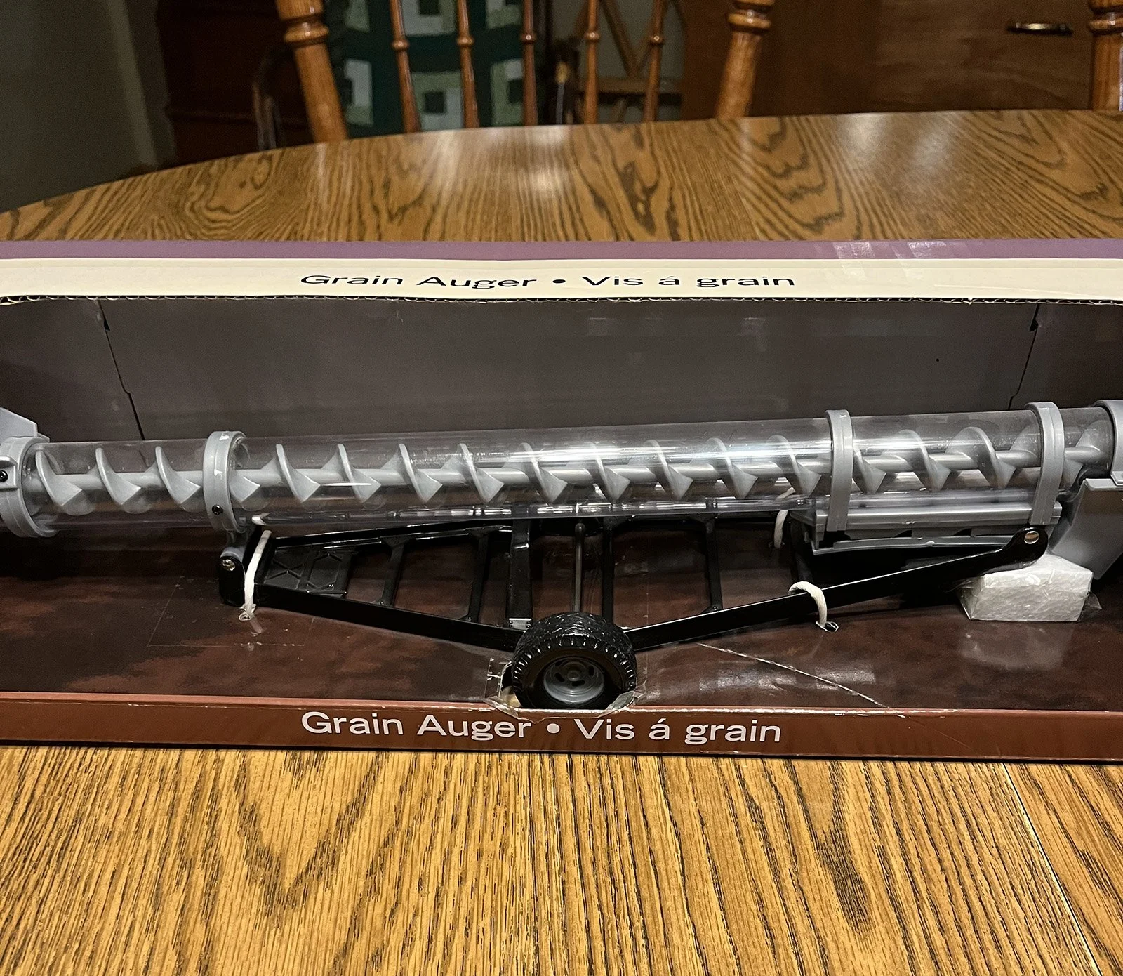 Toy Grain Auger: Friend of NMRS, Salem Mennonite, Shickley