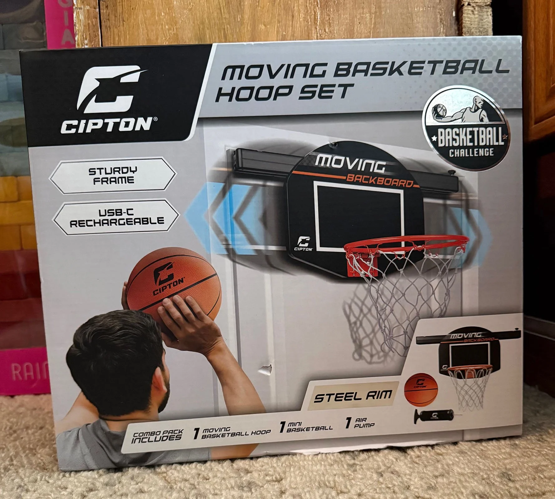 Moving Basketball Hoop Set: Darrell & Beth Miller, Beth-El Community Church, Milford