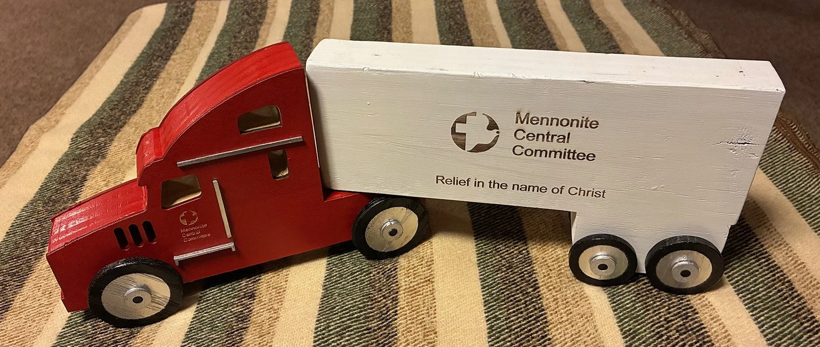 MCC Truck (made from a 2x8): Al Peters, Mennonite Central Committee