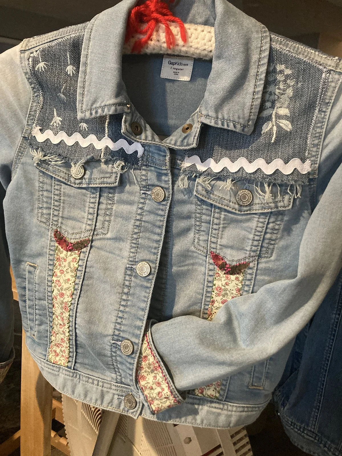Gap Kids Size 1 Upcycled Jean Jacket: Joyce Friesen - First Mennonite, Lincoln