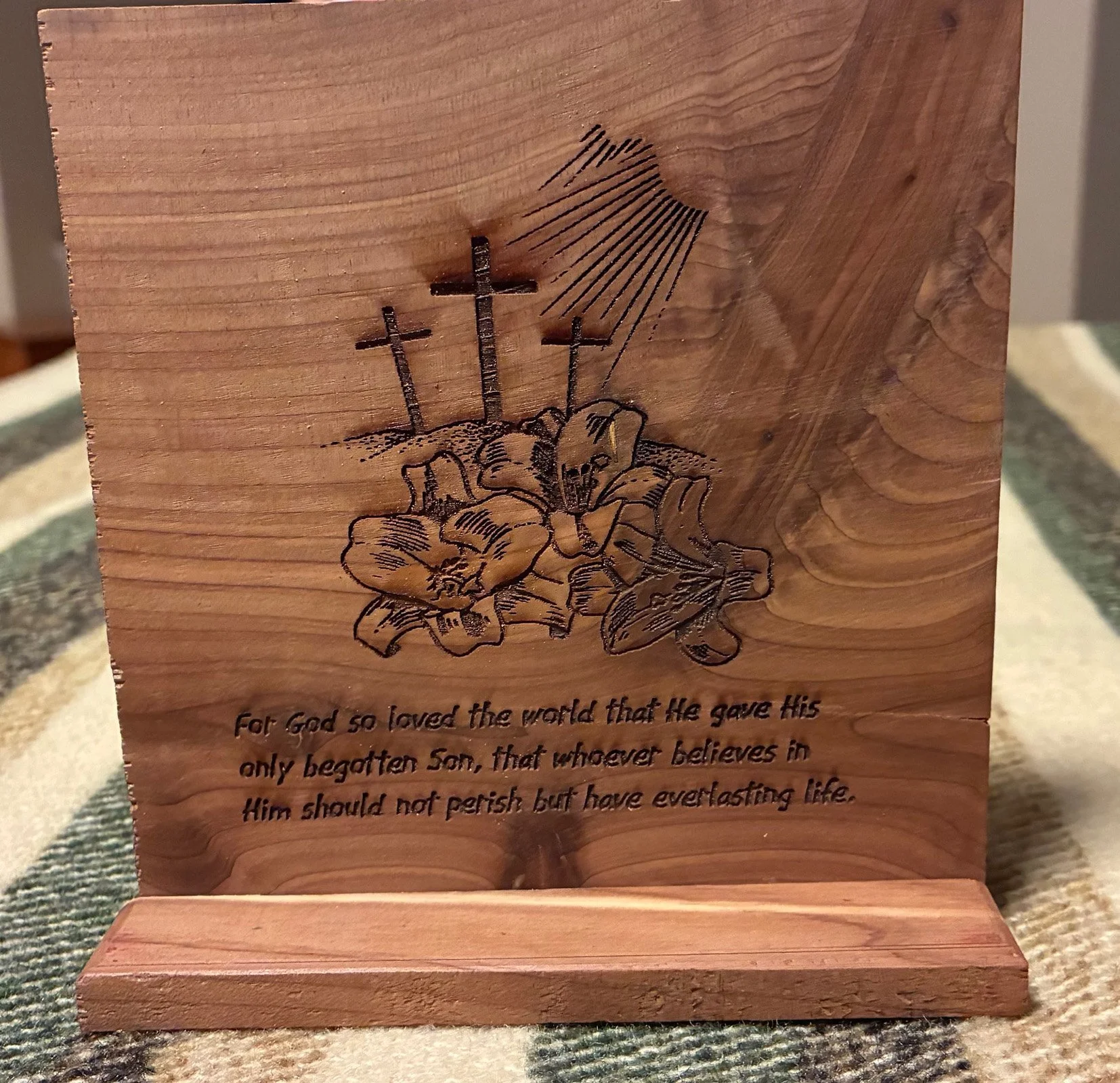 Easter Plaque: Al Peters, Mennonite Central Committee