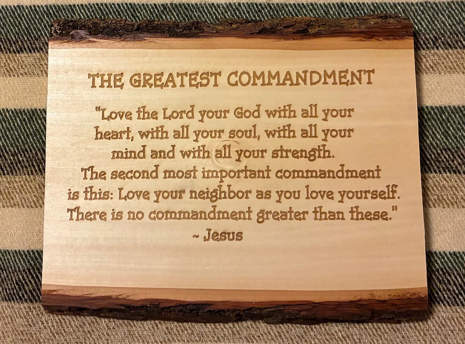 Greatest Commandment Wall Hanging: Al Peters, Mennonite Central Committee