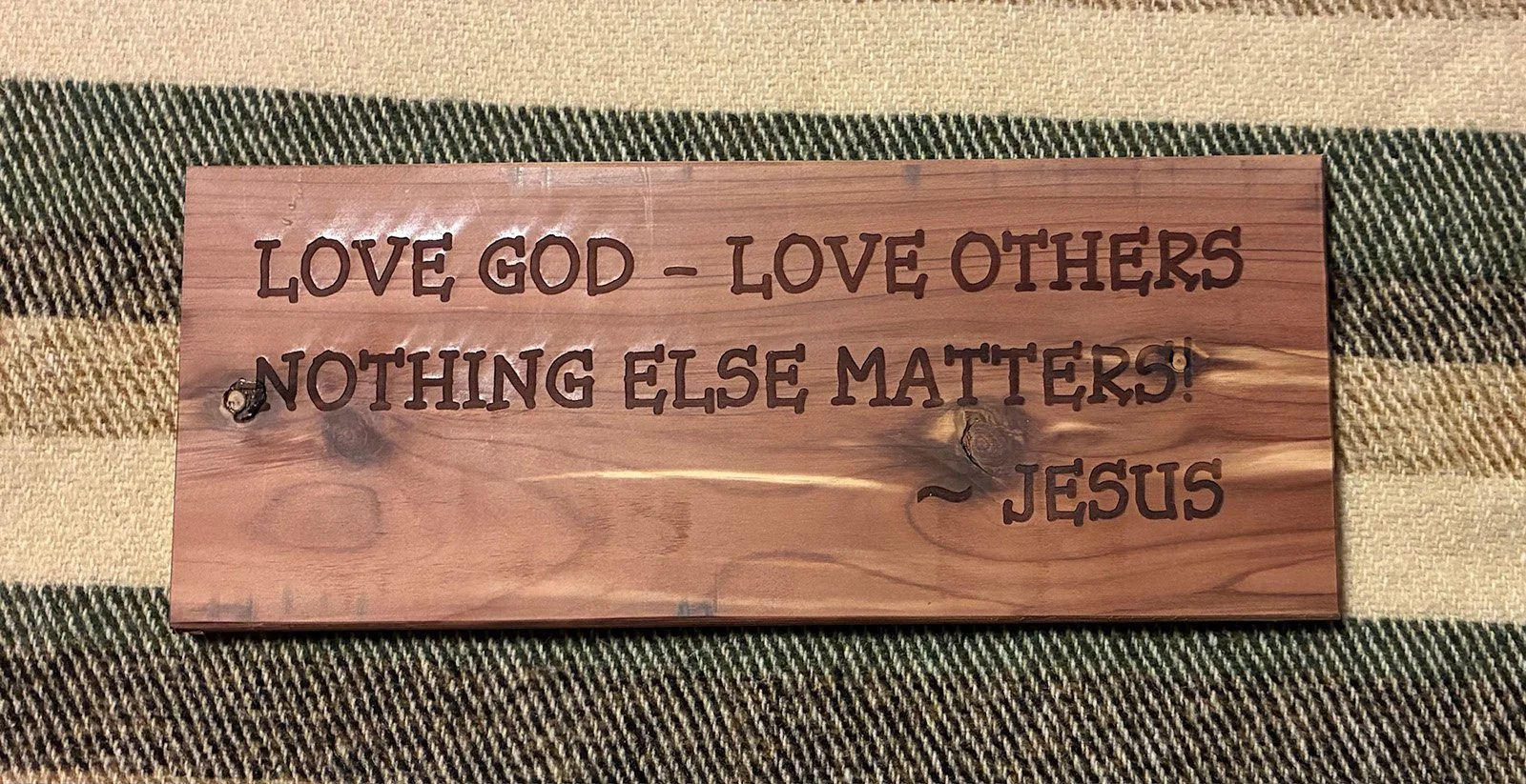 Love God Wall Hanging: Al Peters, Mennonite Central Committee