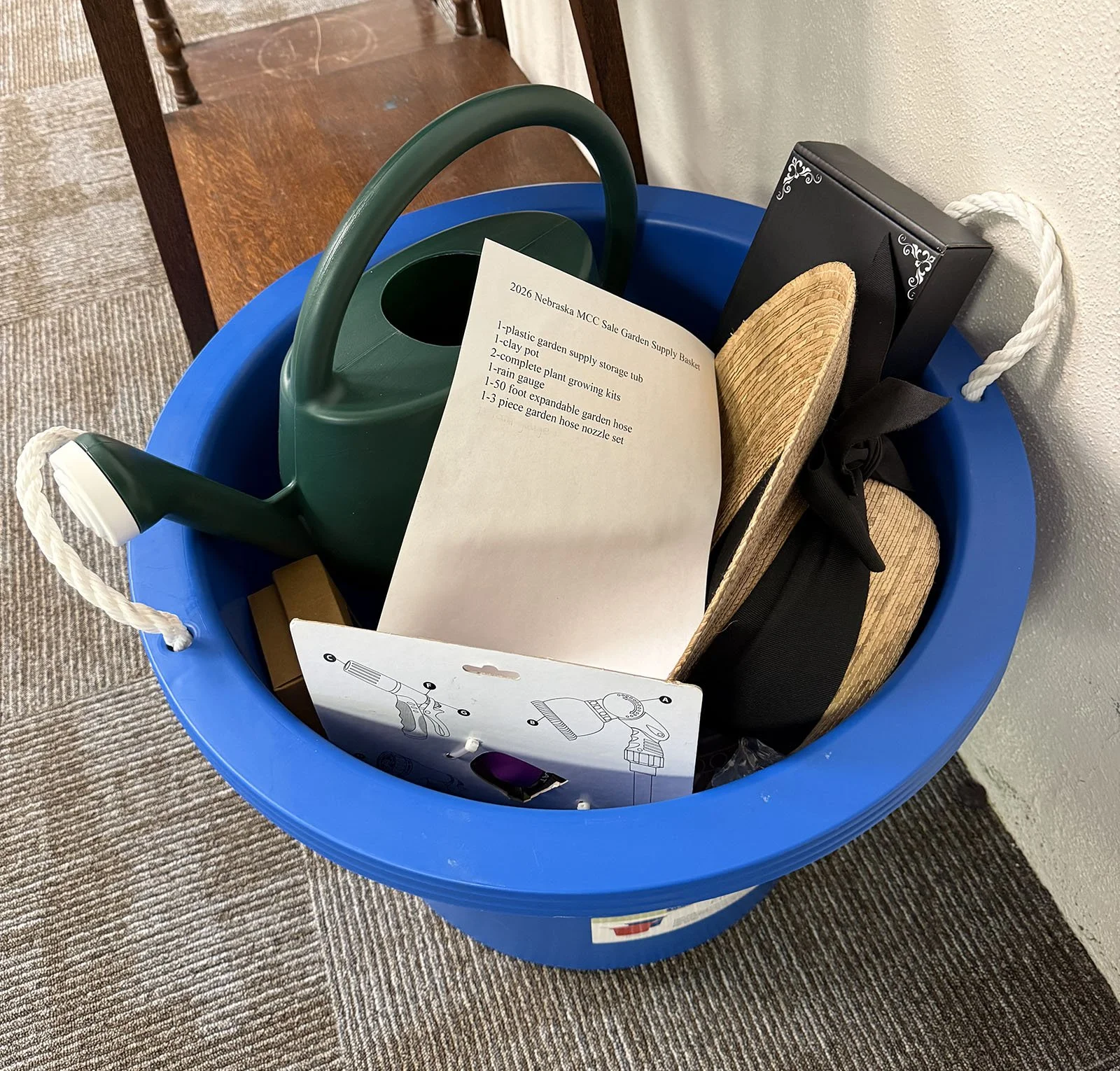 Gardening Basket: FMC Beatrice Shepherd Group #4, First Mennonite Church, Beatrice