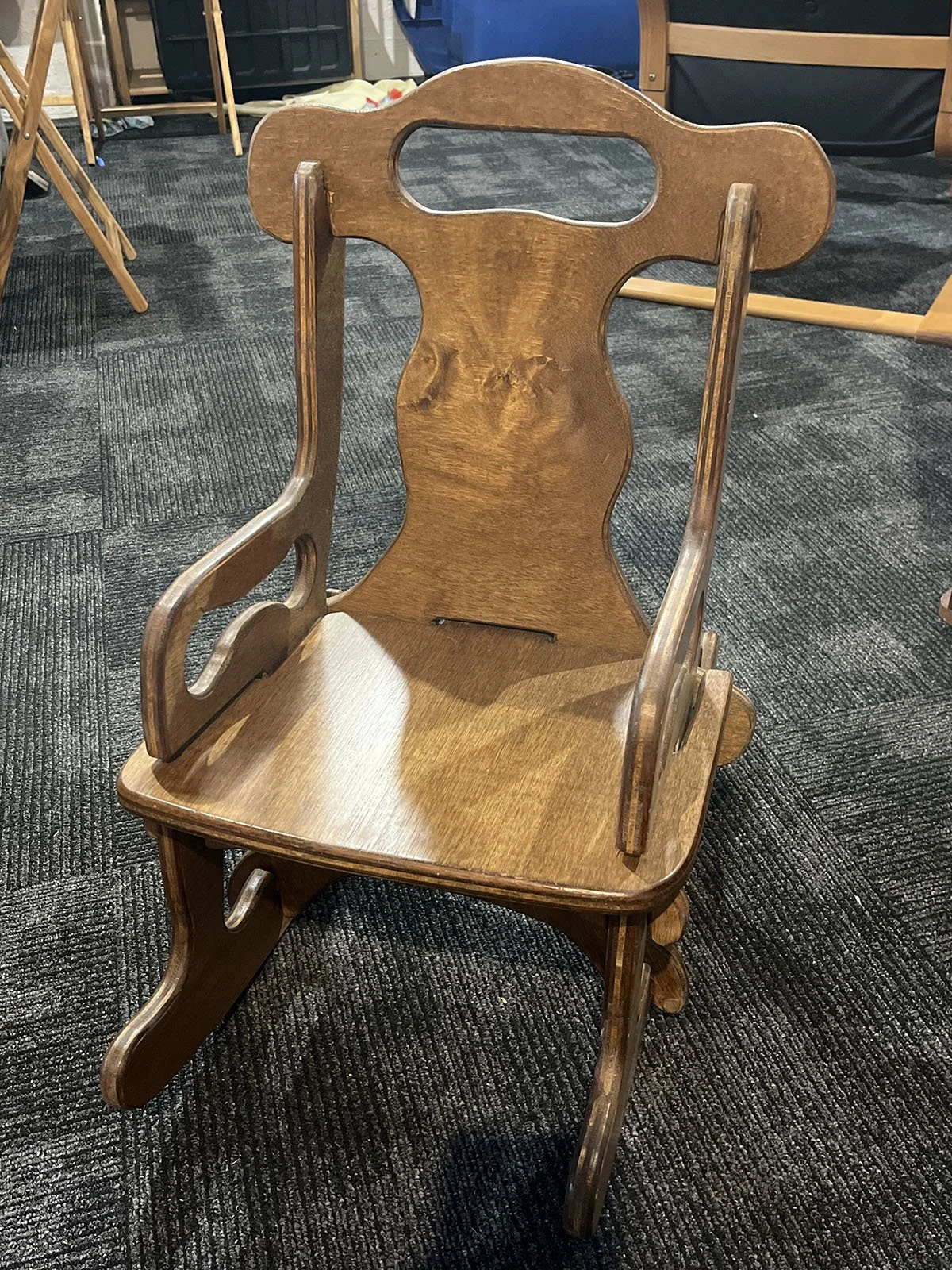 Kid's Rocking Chair: Friend of MCC, Wood River Mennonite