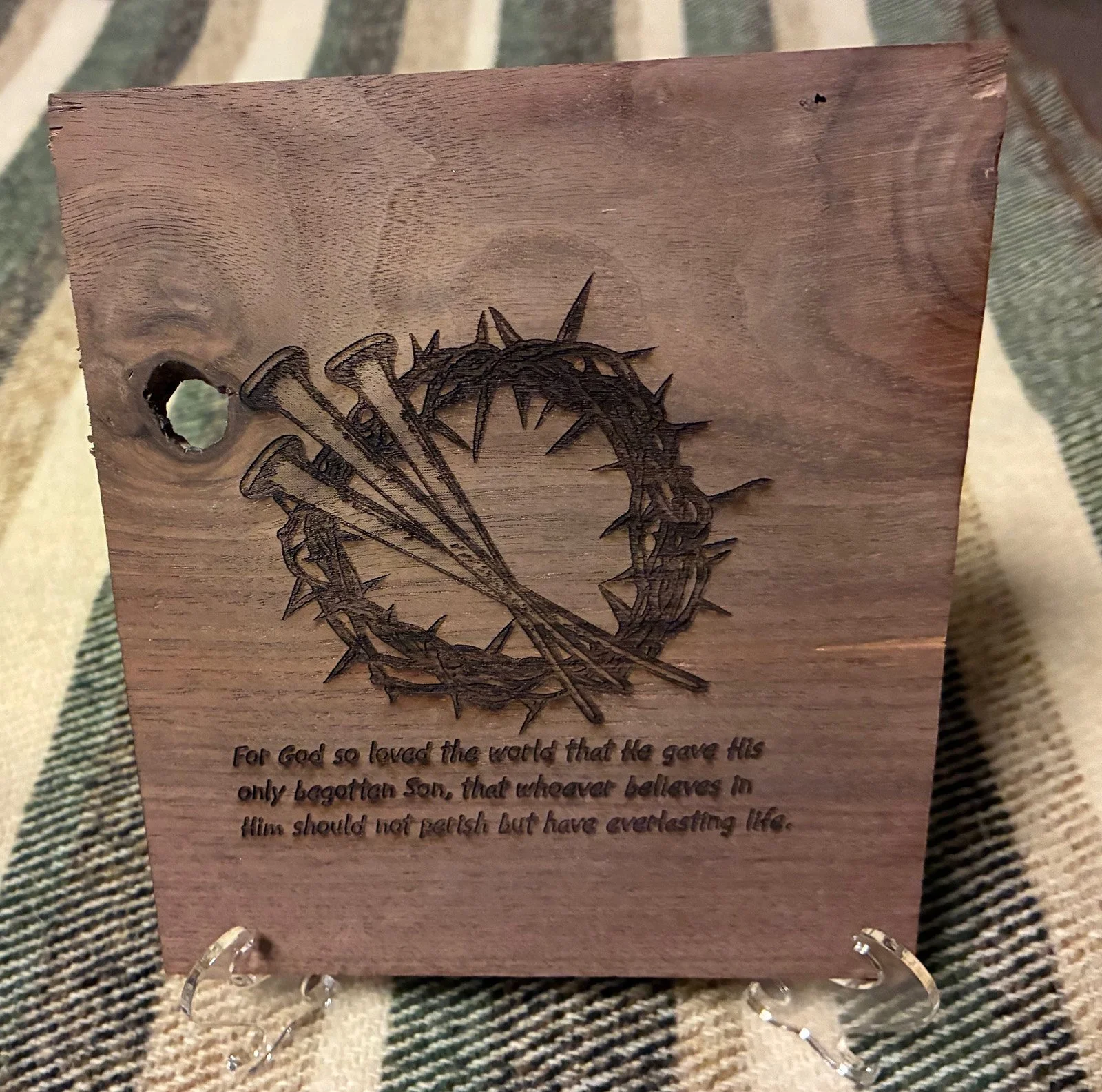 Easter Plaque: Al Peters, Mennonite Central Committee