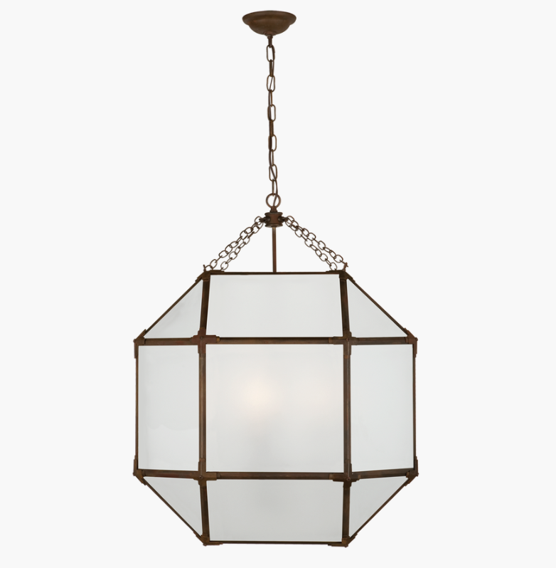 Morris Large Lantern in Antique Zinc with Frosted Glass.png