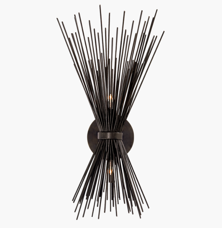 Strada Small Sconce in Aged Iron.png