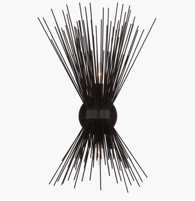 Strada Medium Sconce in Aged Iron.png