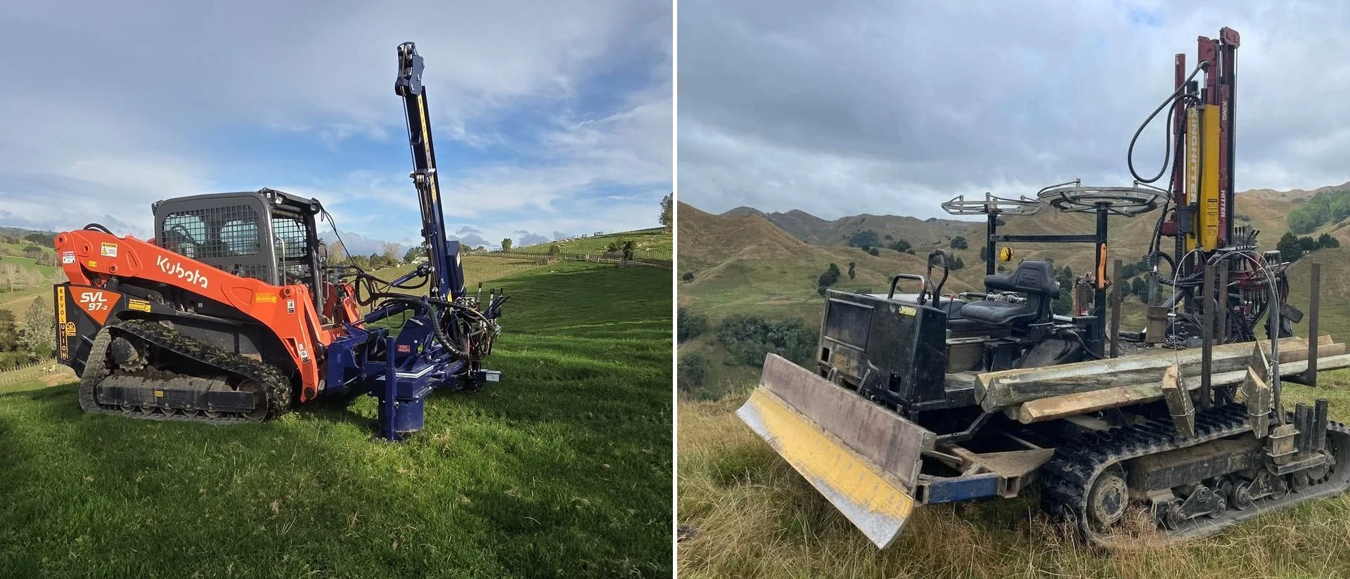 Tracked post driver vs skid steer: which should you buy?