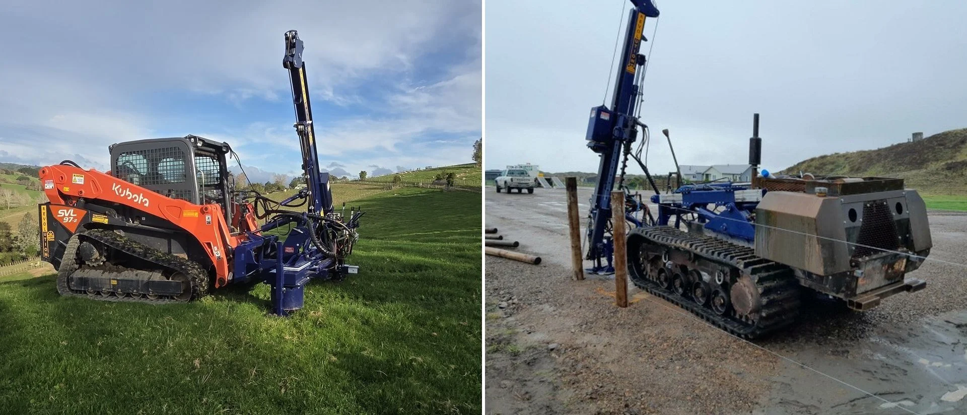 Tracked post driver vs skid steer: which should you buy?