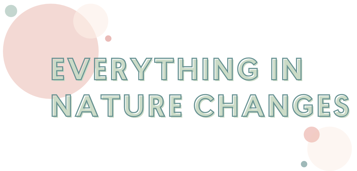 everything in nature changes