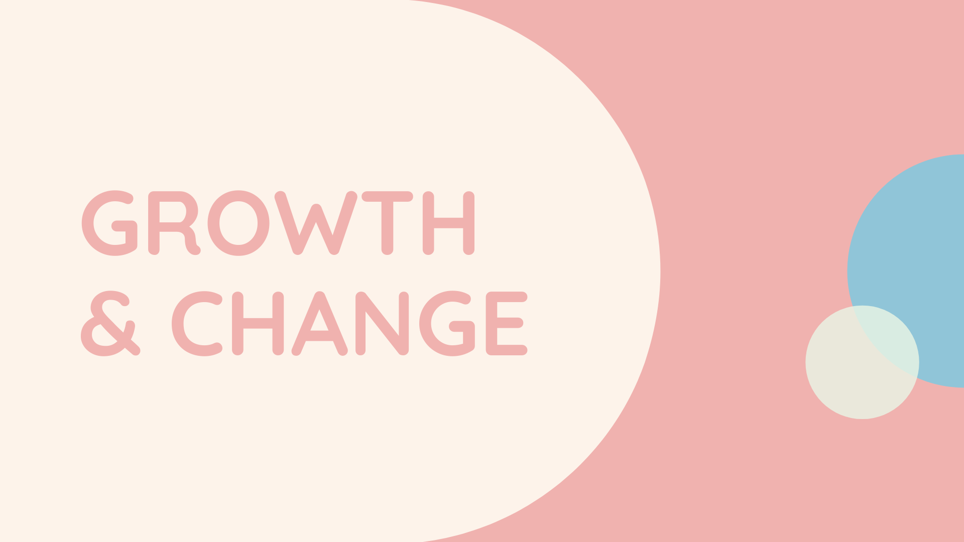 Growth &amp; Change