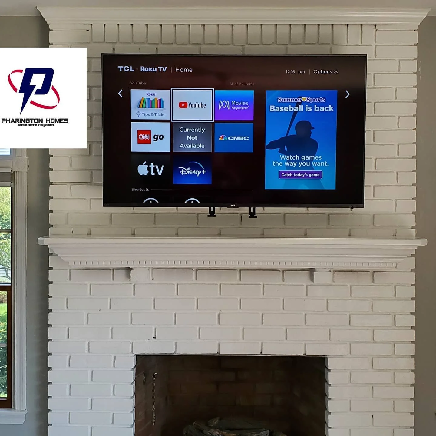 Tv mounting of 65&quot; television. 
#soundbar #tv #tvwall #tvmounting #drywall #wallfish #mounting #tvfurniture #drywall #tvfirewall #tvfireplace #tvcommercial #tiktok #travelphotography #samsung #lg #sony #vizio #appletv #netflix #amazon #homedesig