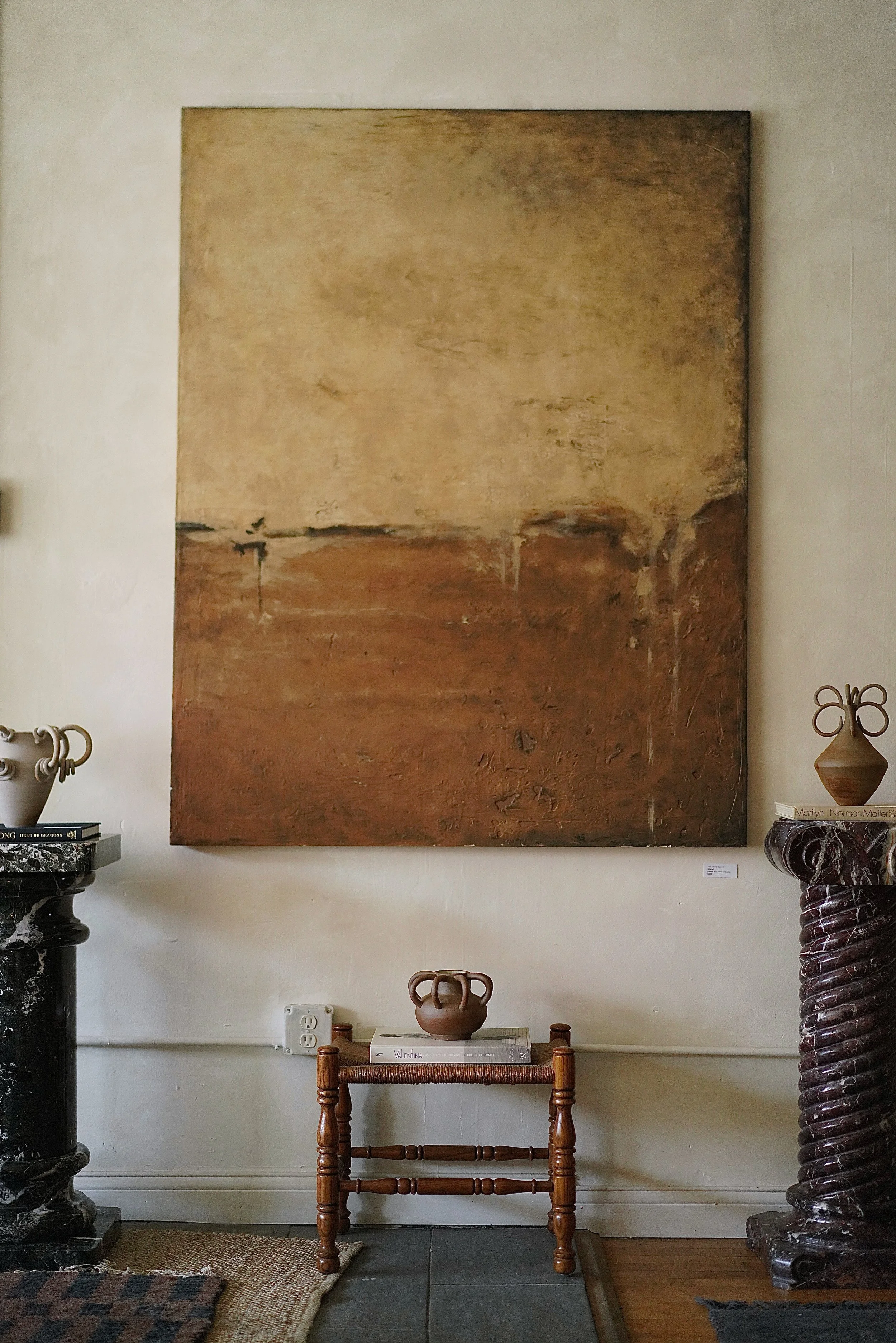 "Texture Study" - Acrylic and Plaster on Cotton- 48 x 60"  - $3000 - SOLD