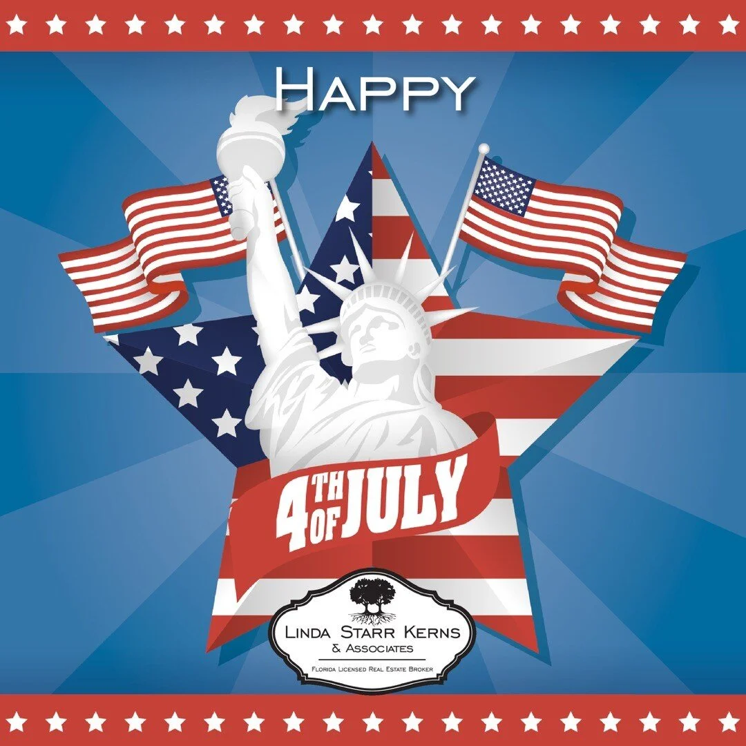 Time for backyard BBQ's, picnics, fireworks, and family! Have a safe and fun weekend; Happy 4th of July! 😀🇺🇸

#realestate #realty #broker #forsale #newhome #househunting #property #properties #realtorpascocounty #buyinghomes #sellinghomes #lindast