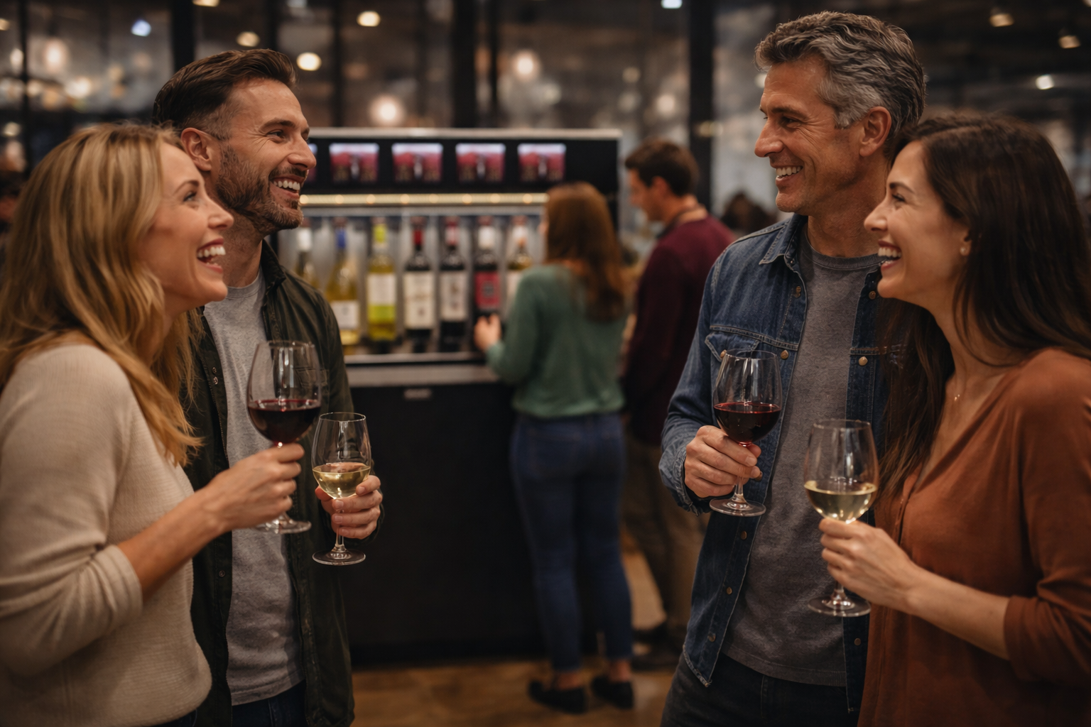 Self-pour wine experience drives guest to return