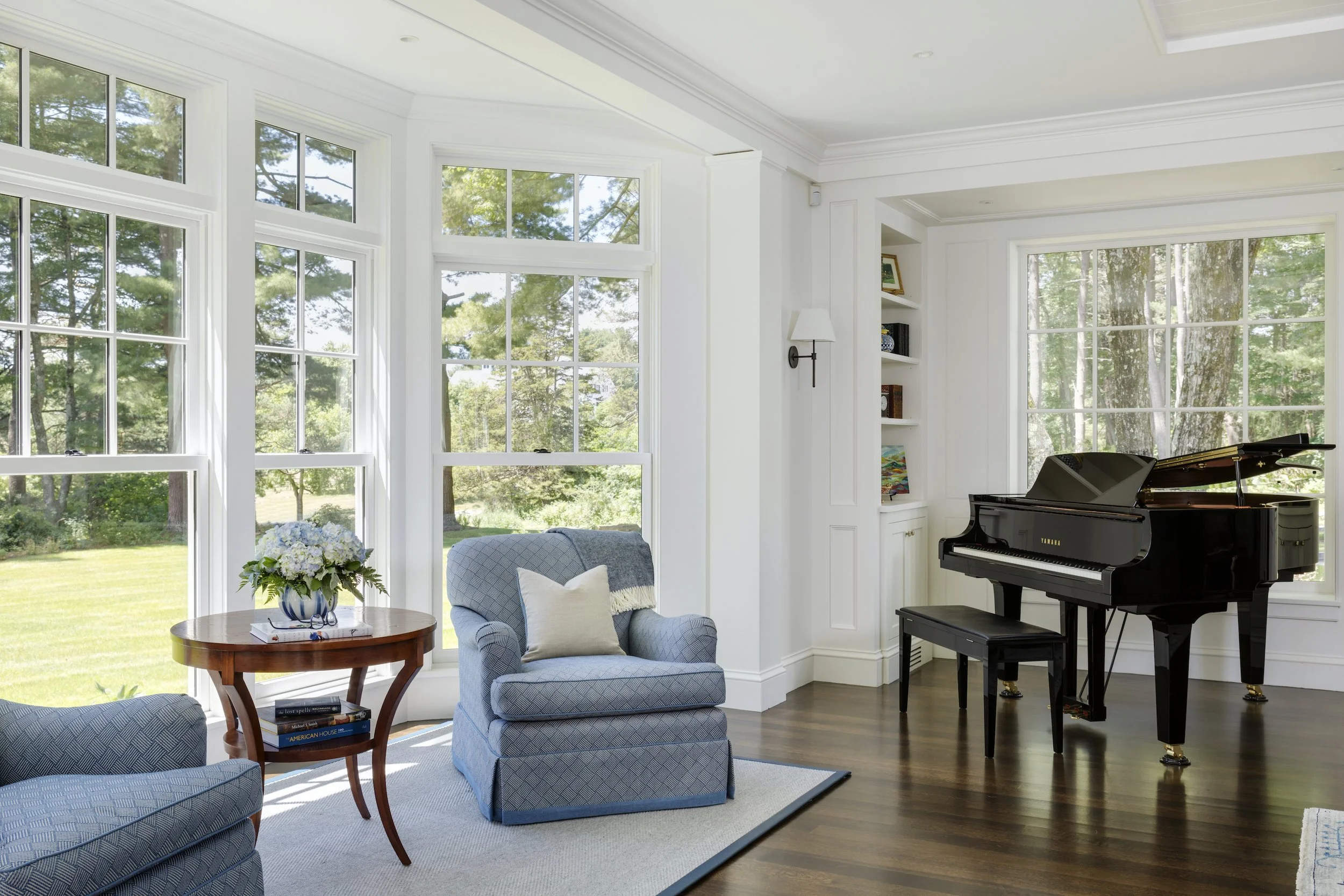 Quintessentially Concord Gambrel Living Room Window View Mellowes & Paladino Architects.jpg