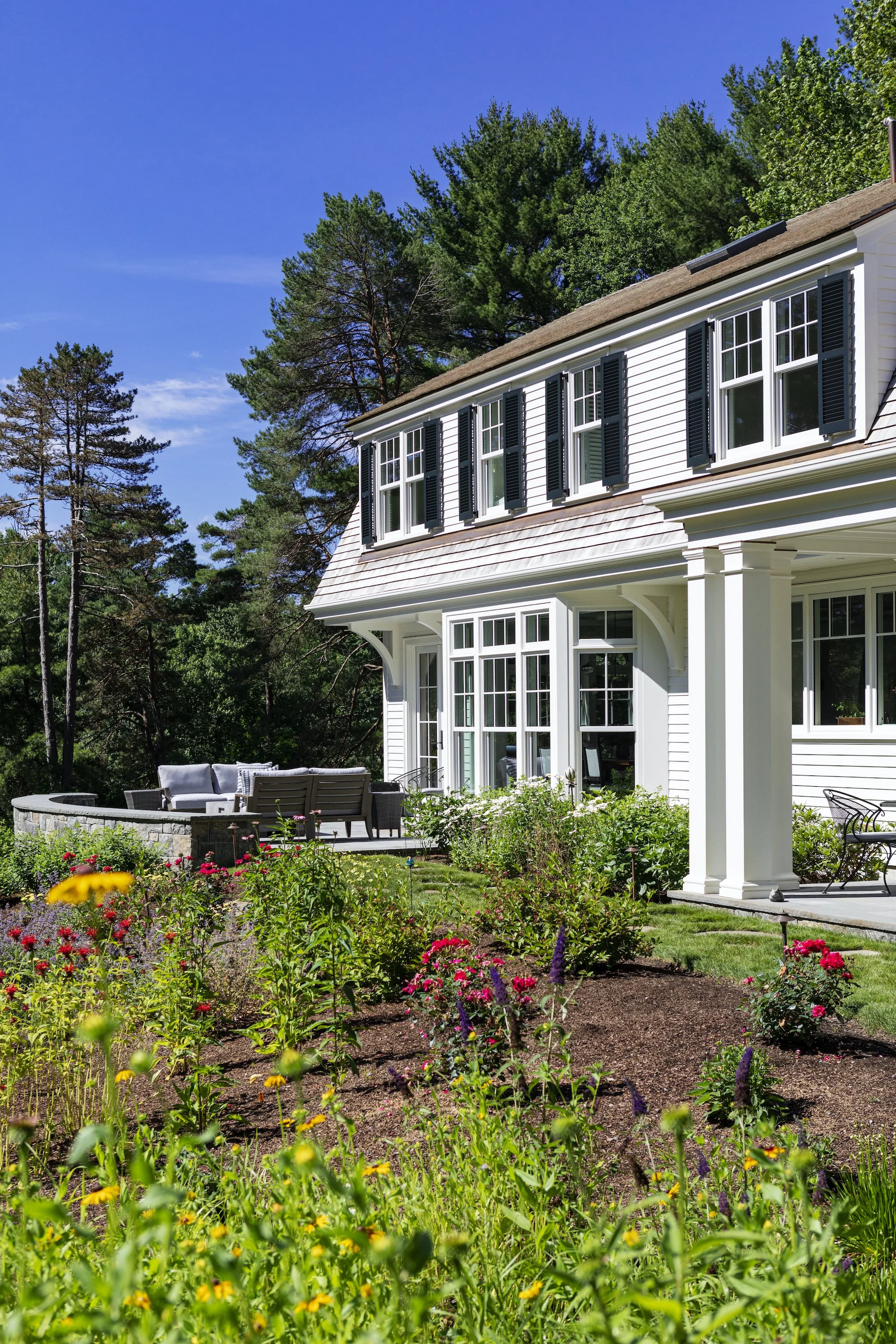 Quintessential Concord Gambrel Rear Exterior Close up Mellowes & Paladino Architects.jpg