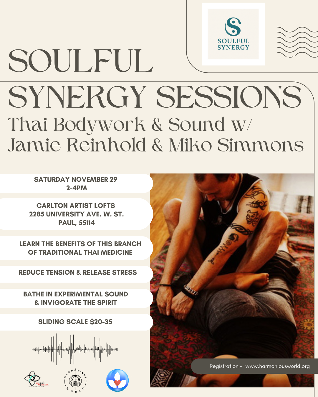 Soulful Synergy Sessions: Thai Bodywork & Sound