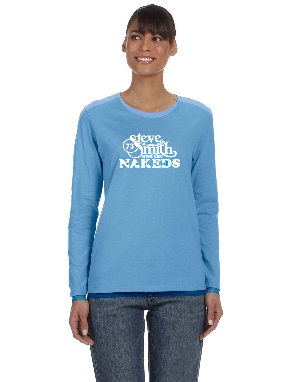 Steve Smith and the Nakeds Ladies' Heavy Cotton™ 5.3 oz. Long-Sleeve  T-Shirt — Steve Smith and The Nakeds