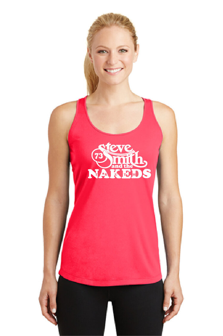 Steve Smith and the Nakeds Sport-Tek® Ladies PosiCharge® Competitor™  Racerback Tank — Steve Smith and The Nakeds