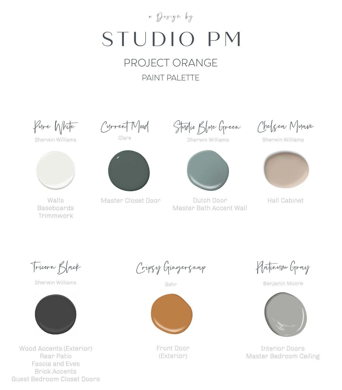P R O J E C T |  O R A N G E
.
.
.
***SNEAK PEEK*** It&rsquo;s here! The #PaintPalette you&rsquo;ve been waiting for. Screenshot 📸👆🏼 from Stories. .
.
.
To bring new life into a once dark and dingy space, we opted for a bright white as our base co