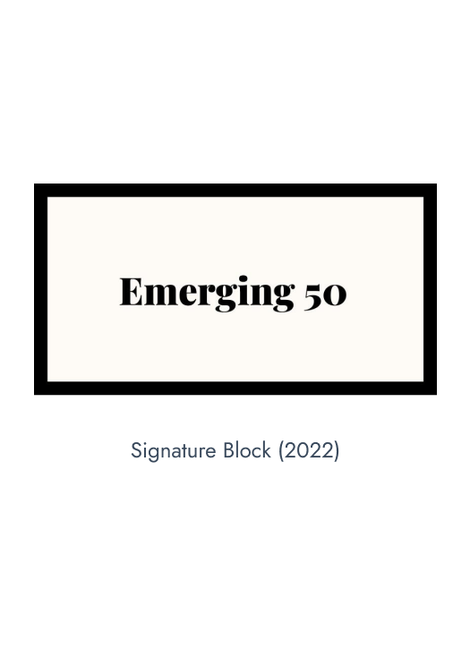 Spark Growth Ventures Nominated as Signature Block Emerging 50 VC Firm