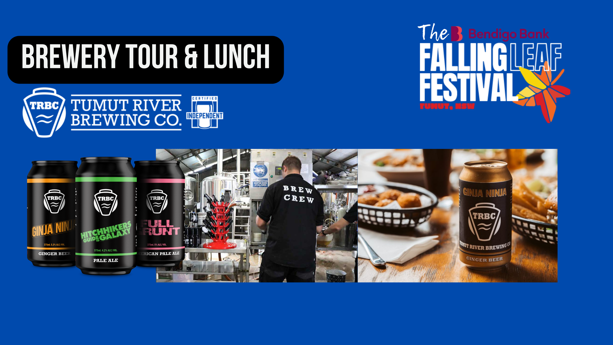 Tumut River Brewing Co. Lunch & Tour — Falling Leaf Festival