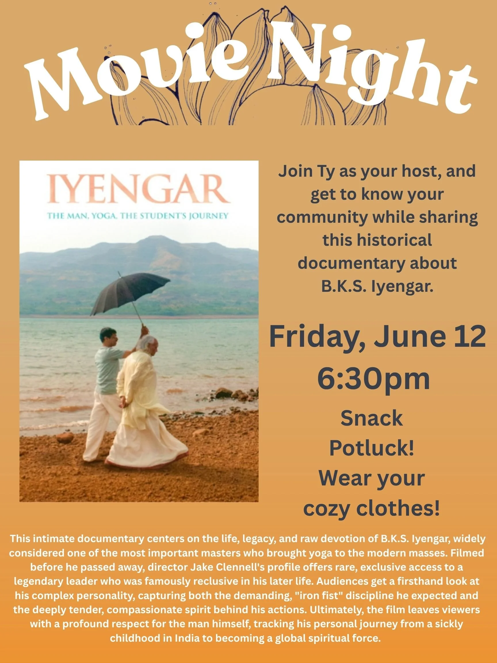 Movie Night at the Iyengar Yoga Centre of Victoria