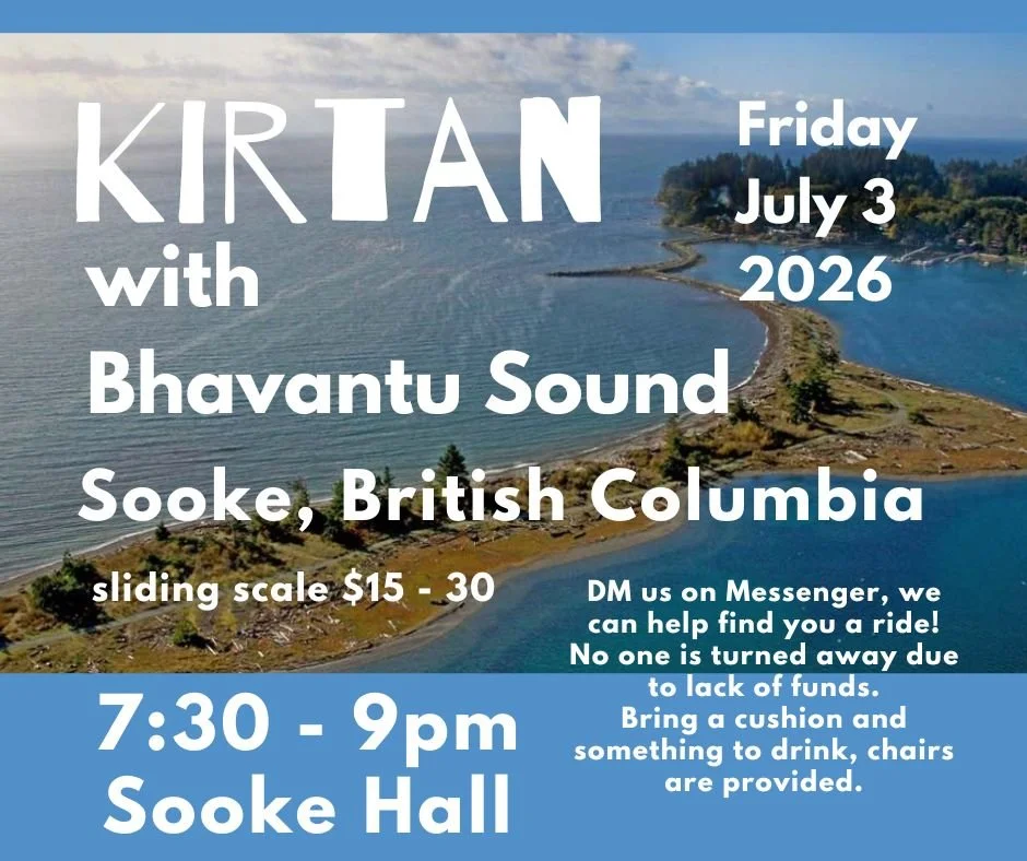 Kirtan in Sooke, B.C. with Bhavantu Sound
