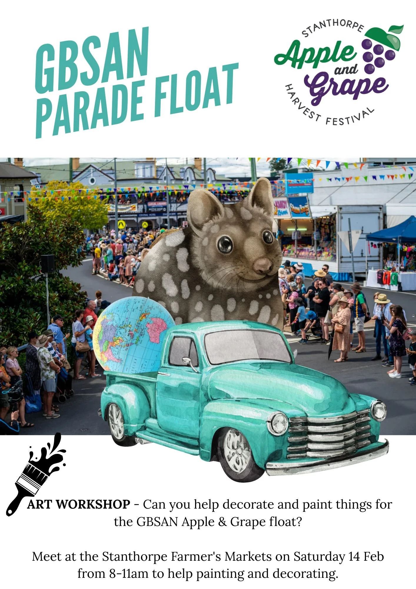 Apple and Grape 2026 – GBSAN Float