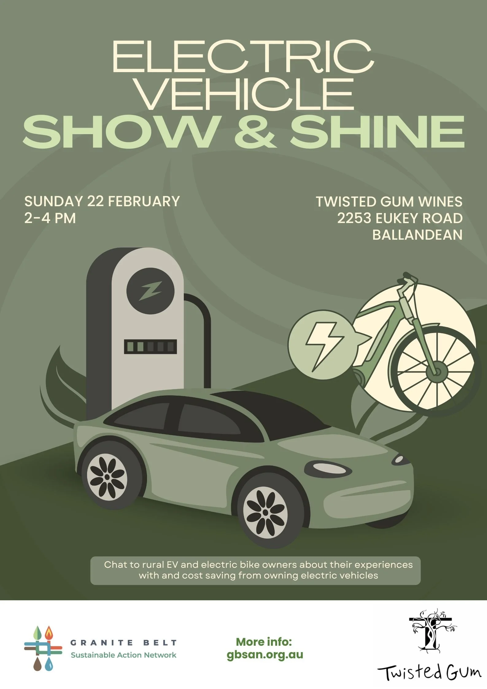 EV event this Sunday 22 February 2-4pm — Granite Belt Sustainable ...