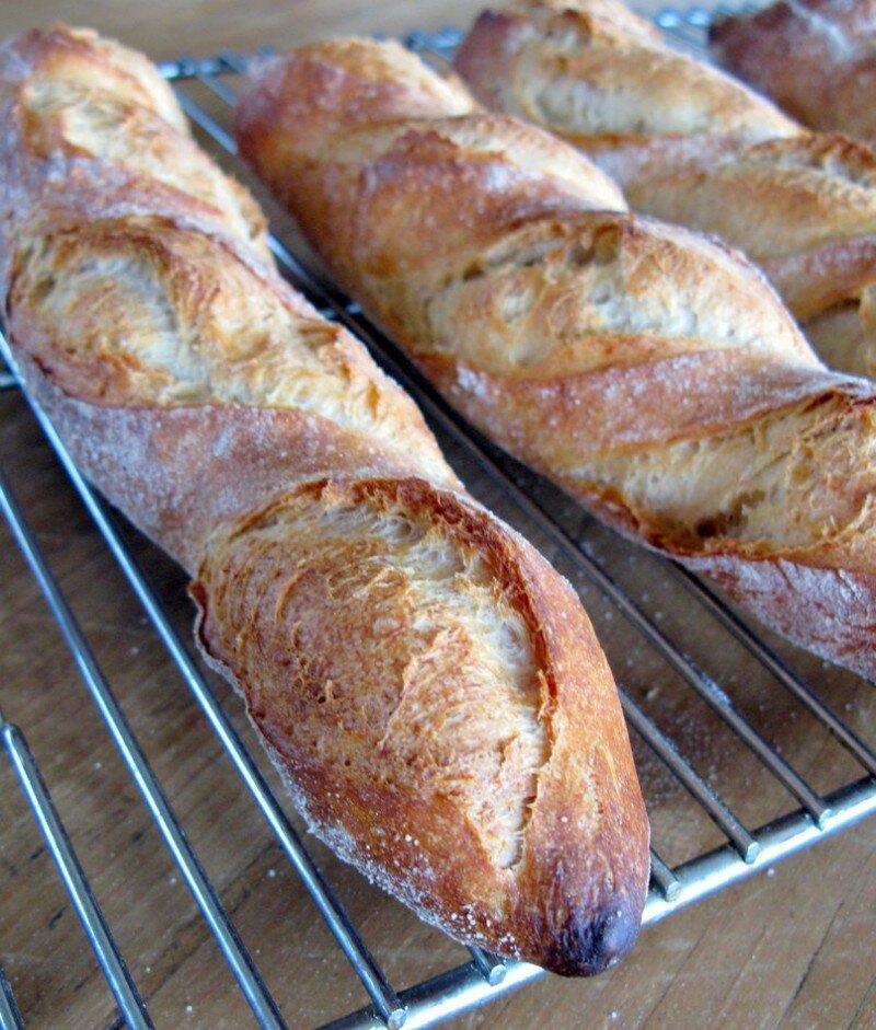 Baguettes Baked at Home Winter 2013