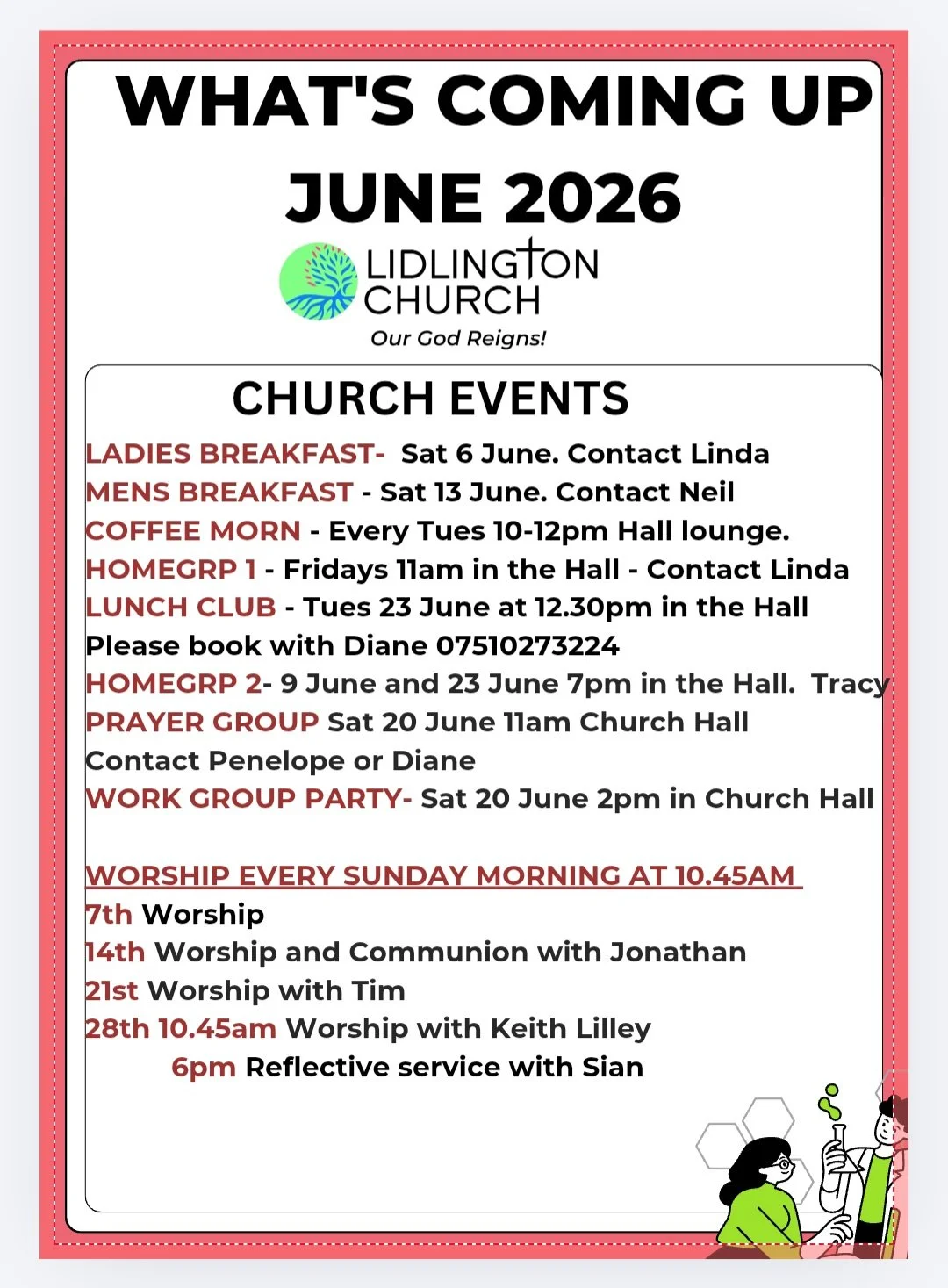 What’s on at Lidlington Church in June 2026